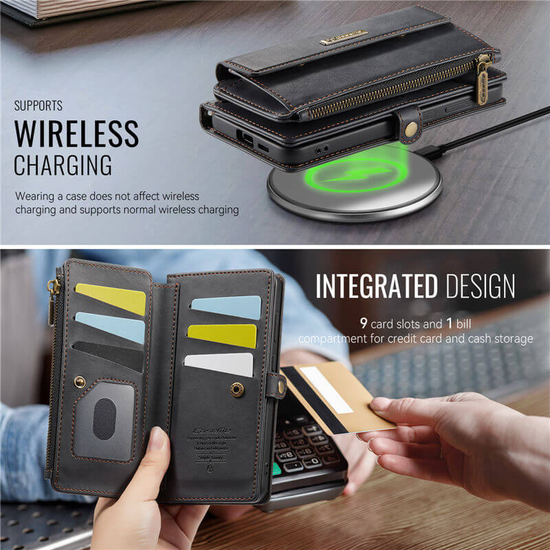 CaseMe Samsung Galaxy S25 Edge Crossbody Wallet Case