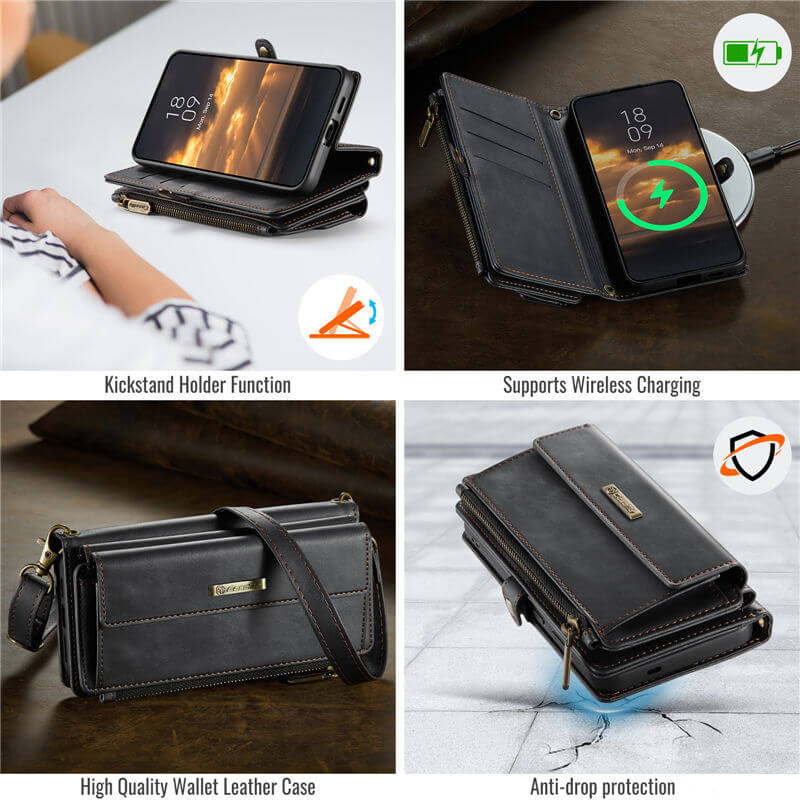 CaseMe Samsung Galaxy S25 Edge Crossbody Wallet Case
