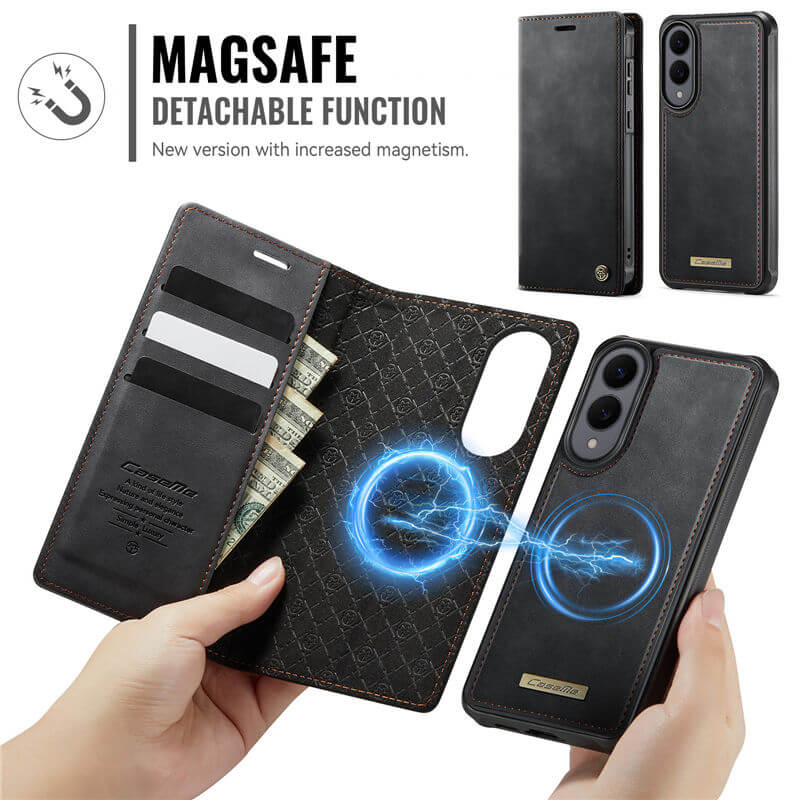 CaseMe Samsung Galaxy S25 Edge 2-in-1 Magnetic Wallet Case
