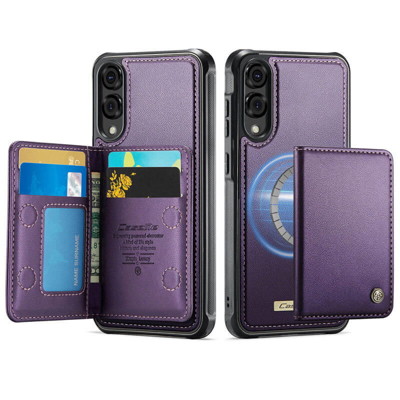 CaseMe Samsung Galaxy S25 Edge 2-in-1 Detachable Magnetic Wallet Case