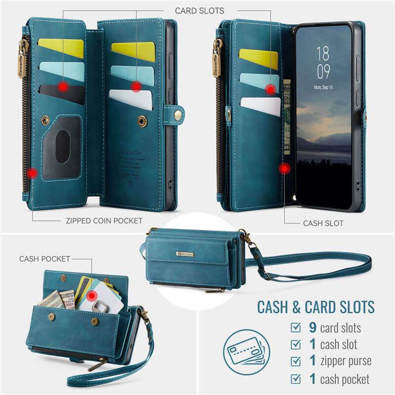 CaseMe Samsung Galaxy S26 Plus Crossbody Wallet Case