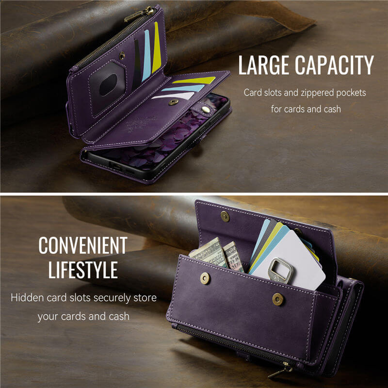 CaseMe Samsung Galaxy S26 Crossbody Wallet Case