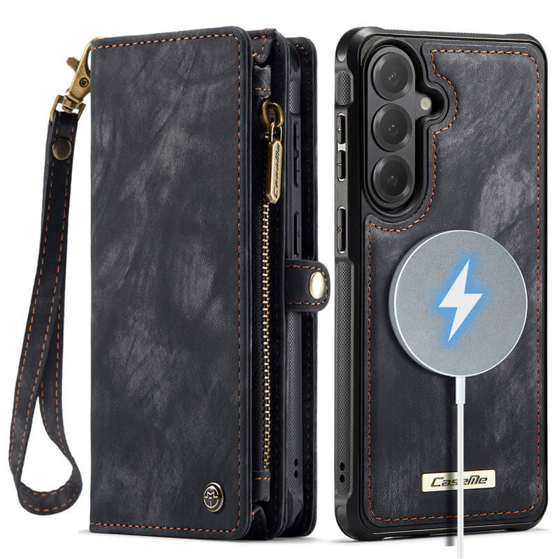 CaseMe Samsung Galaxy S26 2-in-1 Magnetic RFID Wallet Case