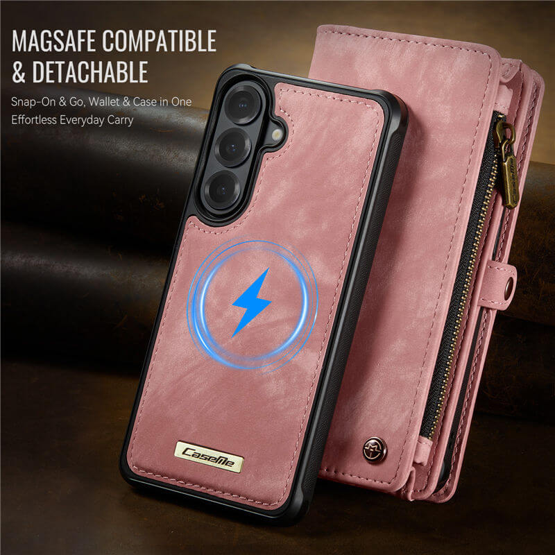 CaseMe Samsung Galaxy S26 2-in-1 Magnetic RFID Wallet Case