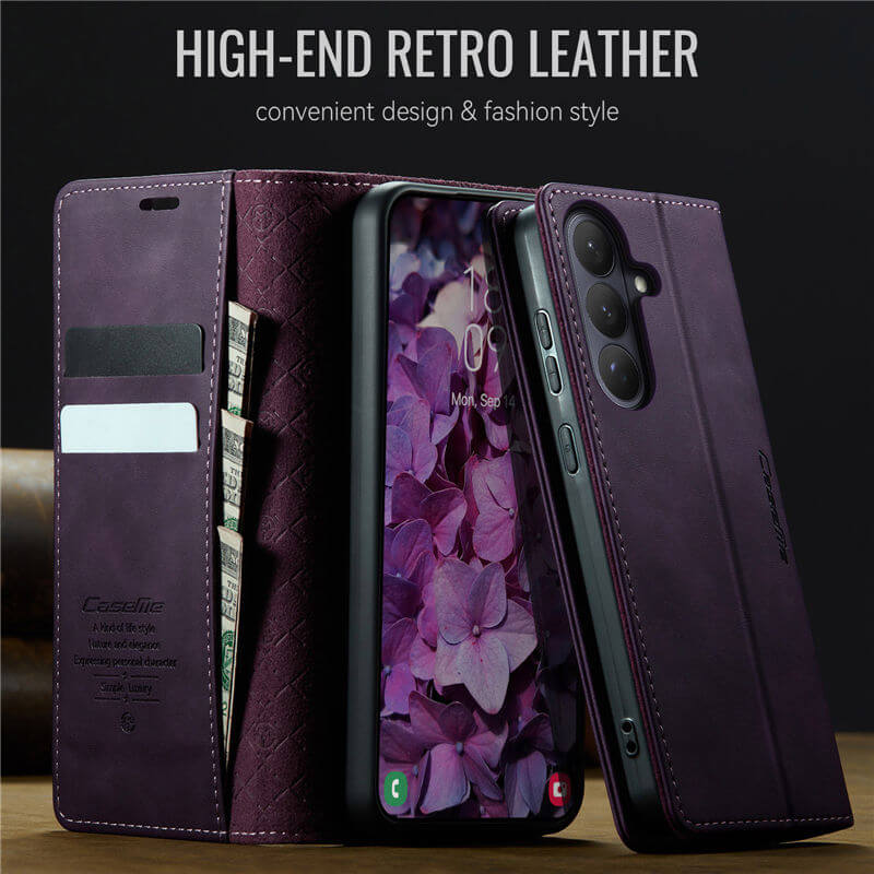 CaseMe Samsung Galaxy S26 Magnetic Wallet Case