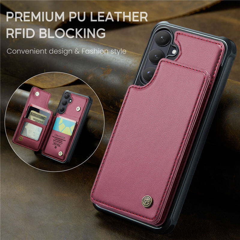 CaseMe Samsung Galaxy S26 Plus RFID Blocking Card Holder Case