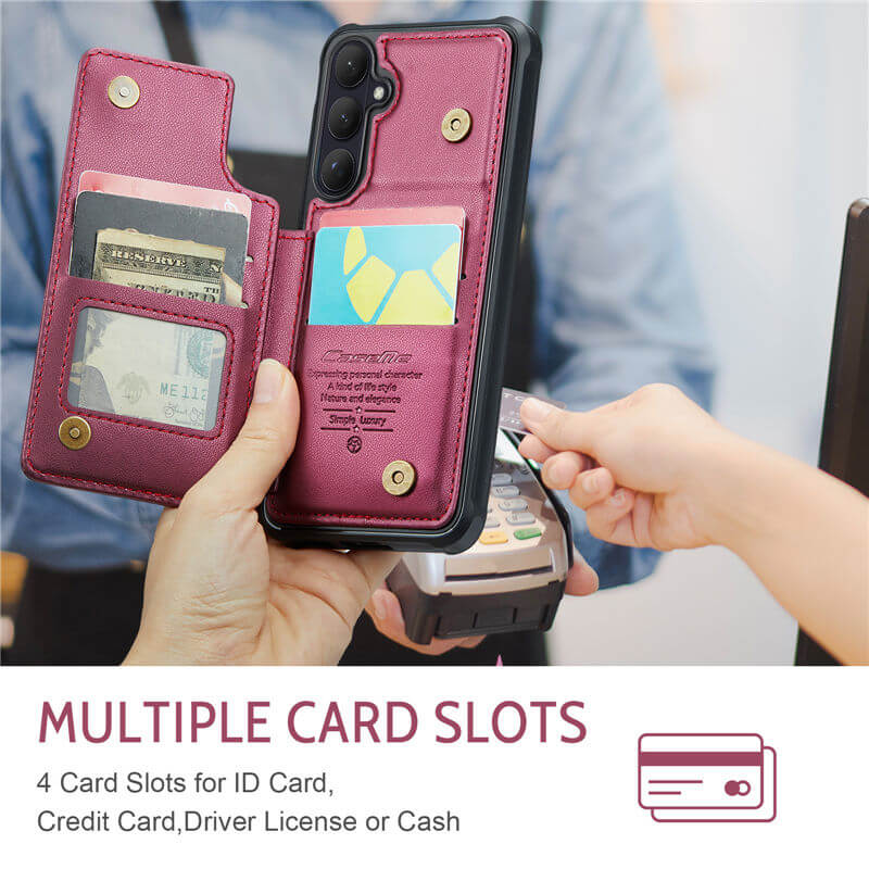 CaseMe Samsung Galaxy S26 Plus RFID Blocking Card Holder Case