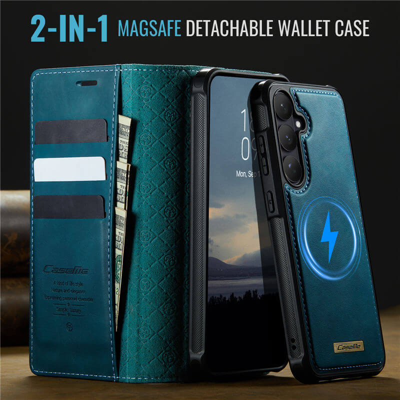 CaseMe Samsung Galaxy S26 Plus 2-in-1 Magnetic Wallet Case