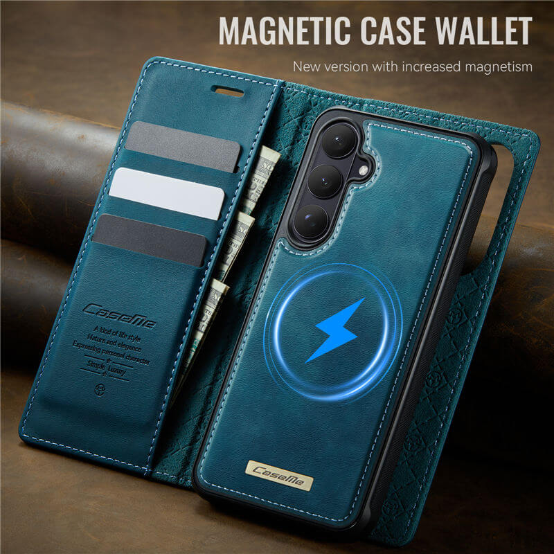 CaseMe Samsung Galaxy S26 Plus 2-in-1 Magnetic Wallet Case