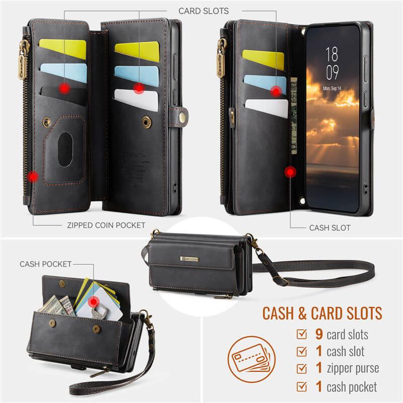 CaseMe Samsung Galaxy S26 Ultra Crossbody Wallet Case