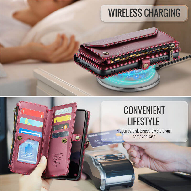 CaseMe Samsung Galaxy S26 Ultra Wallet RFID Blocking Crossbody Phone Case