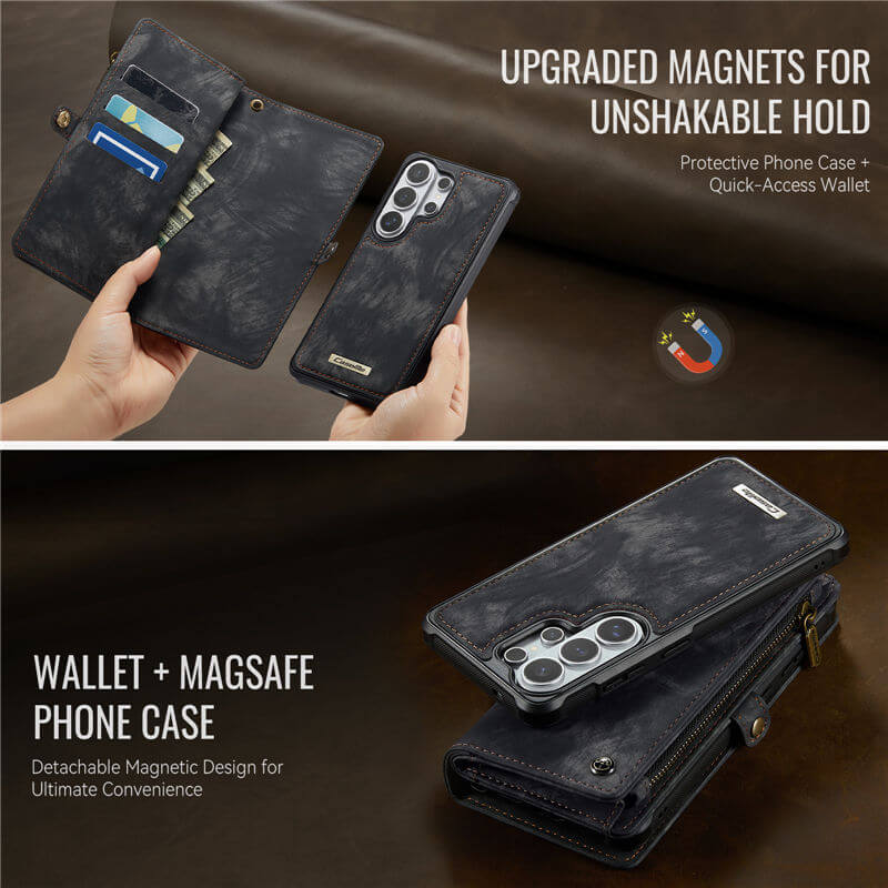 CaseMe Samsung Galaxy S26 Ultra 2-in-1 Magnetic RFID Wallet Case
