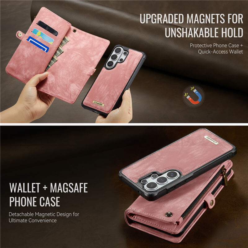 CaseMe Samsung Galaxy S26 Ultra 2-in-1 Magnetic RFID Wallet Case