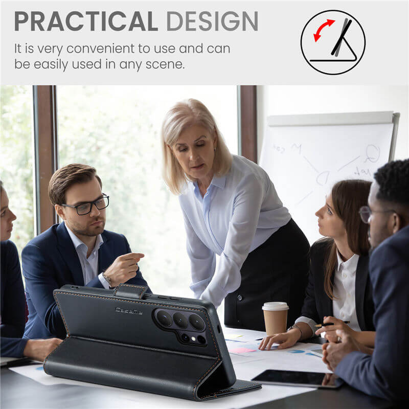 CaseMe Samsung Galaxy S26 Ultra Wallet RFID Blocking Case