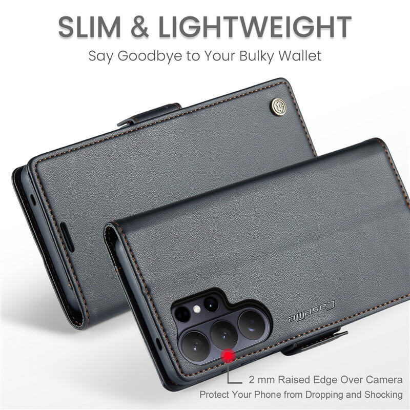 CaseMe Samsung Galaxy S26 Ultra Wallet RFID Blocking Case