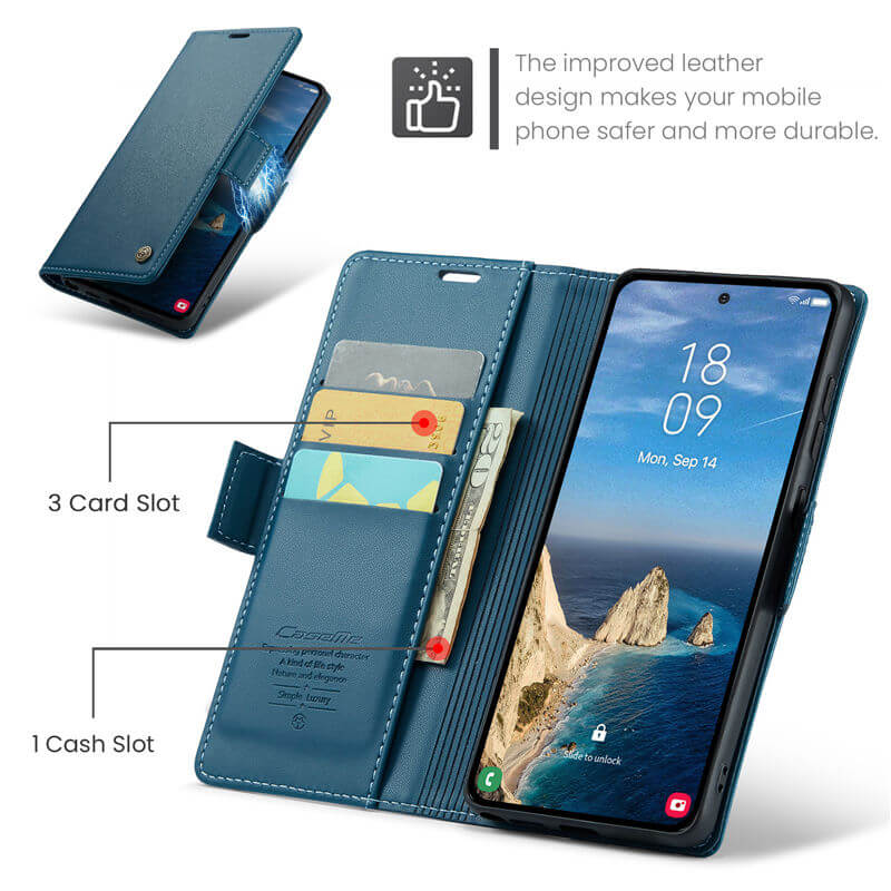 CaseMe Samsung Galaxy S26 Ultra Wallet RFID Blocking Case