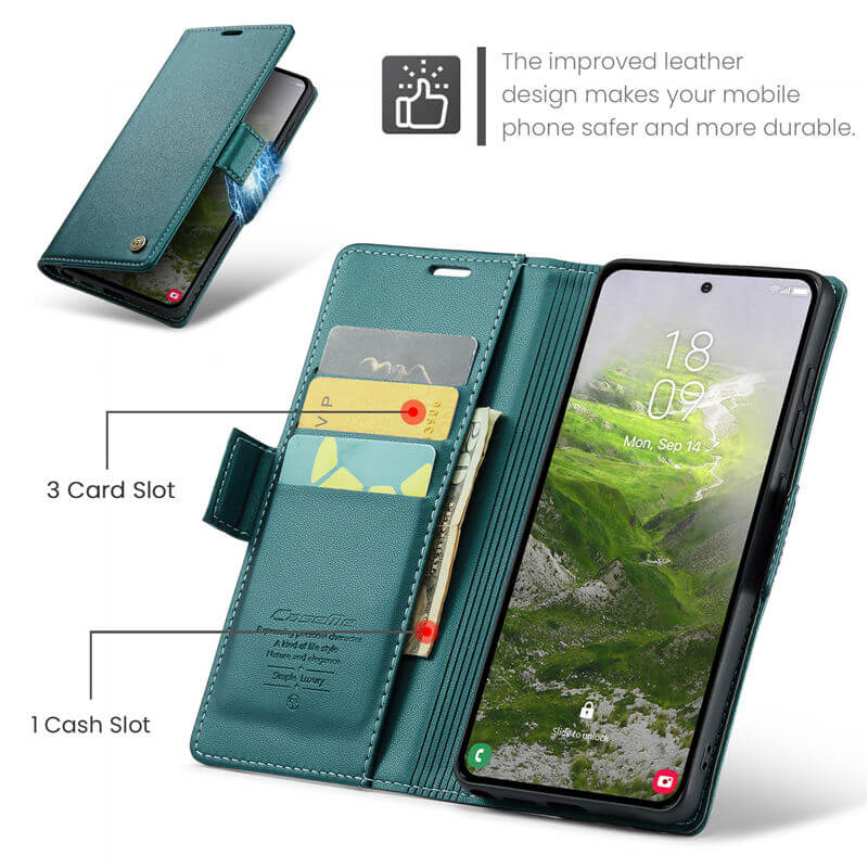 CaseMe Samsung Galaxy S26 Ultra Wallet RFID Blocking Case