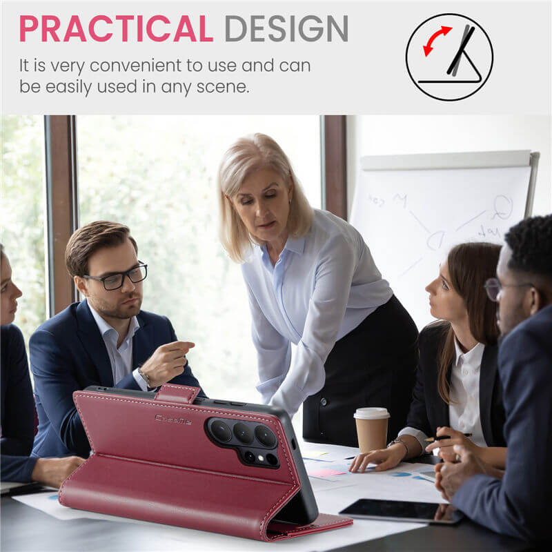 CaseMe Samsung Galaxy S26 Ultra Wallet RFID Blocking Case