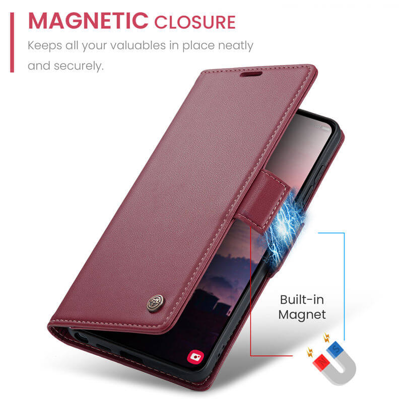 CaseMe Samsung Galaxy S26 Ultra Wallet RFID Blocking Case