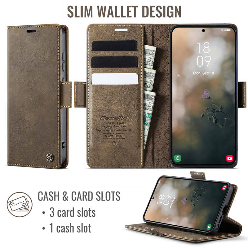 CaseMe Samsung Galaxy S26 Ultra Magnetic Wallet Case