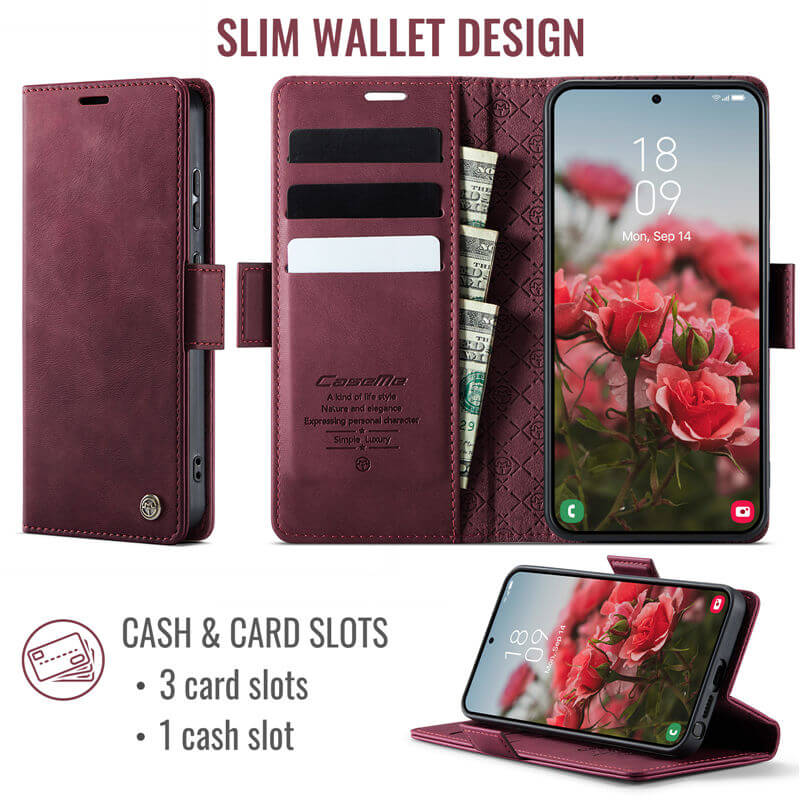 CaseMe Samsung Galaxy S26 Ultra Magnetic Wallet Case