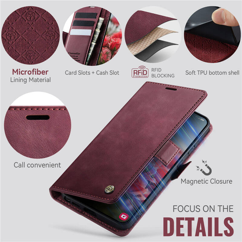 CaseMe Samsung Galaxy S26 Ultra Magnetic Wallet Case