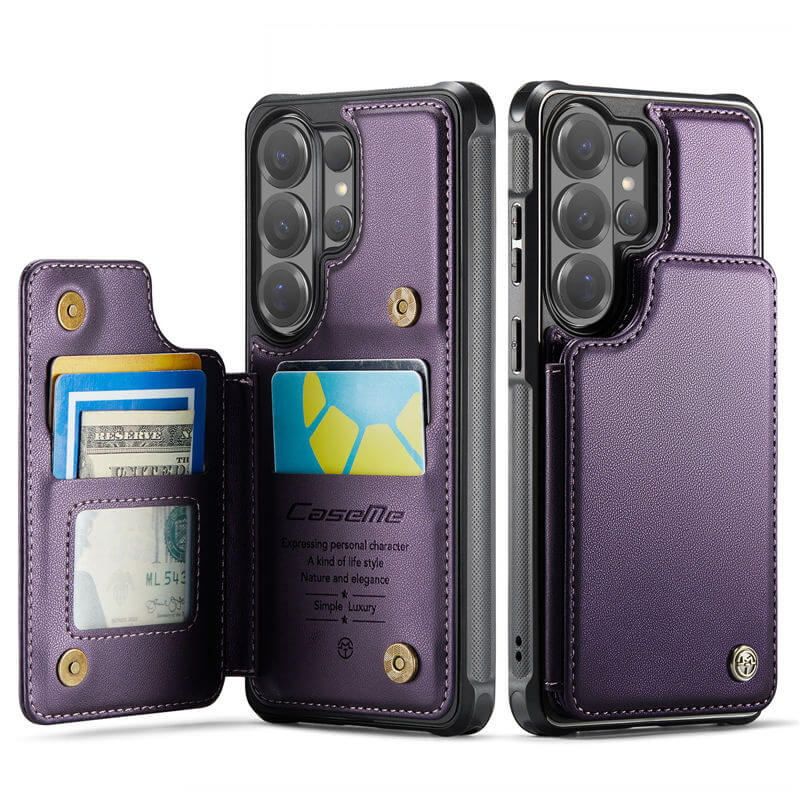 CaseMe Samsung Galaxy S26 Ultra RFID Blocking Card Holder Case