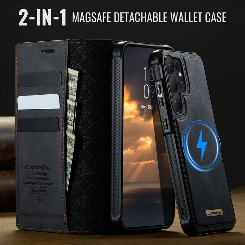 CaseMe Samsung Galaxy S26 Ultra 2-in-1 Magnetic Wallet Case