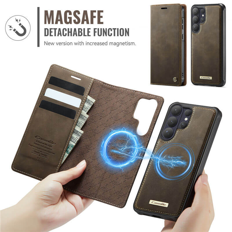 CaseMe Samsung Galaxy S26 Ultra 2-in-1 Magnetic Wallet Case