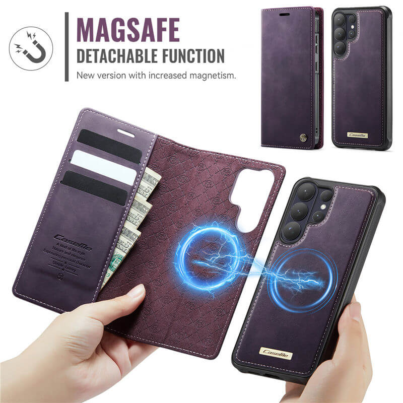 CaseMe Samsung Galaxy S26 Ultra 2-in-1 Magnetic Wallet Case