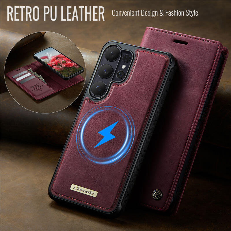 CaseMe Samsung Galaxy S26 Ultra 2-in-1 Magnetic Wallet Case