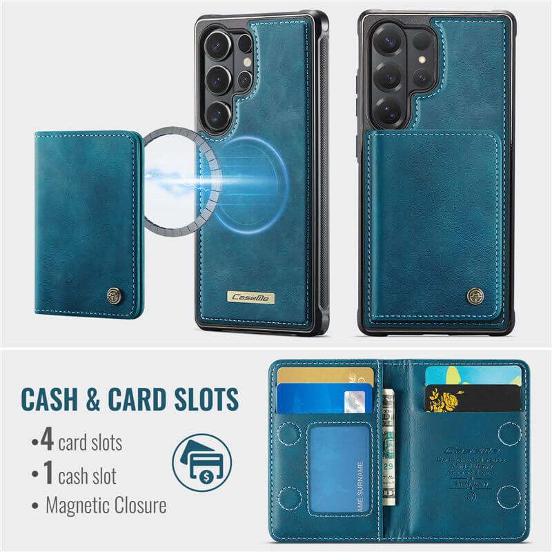 CaseMe Samsung Galaxy S26 Ultra 2-in-1 Detachable Magnetic Wallet Case