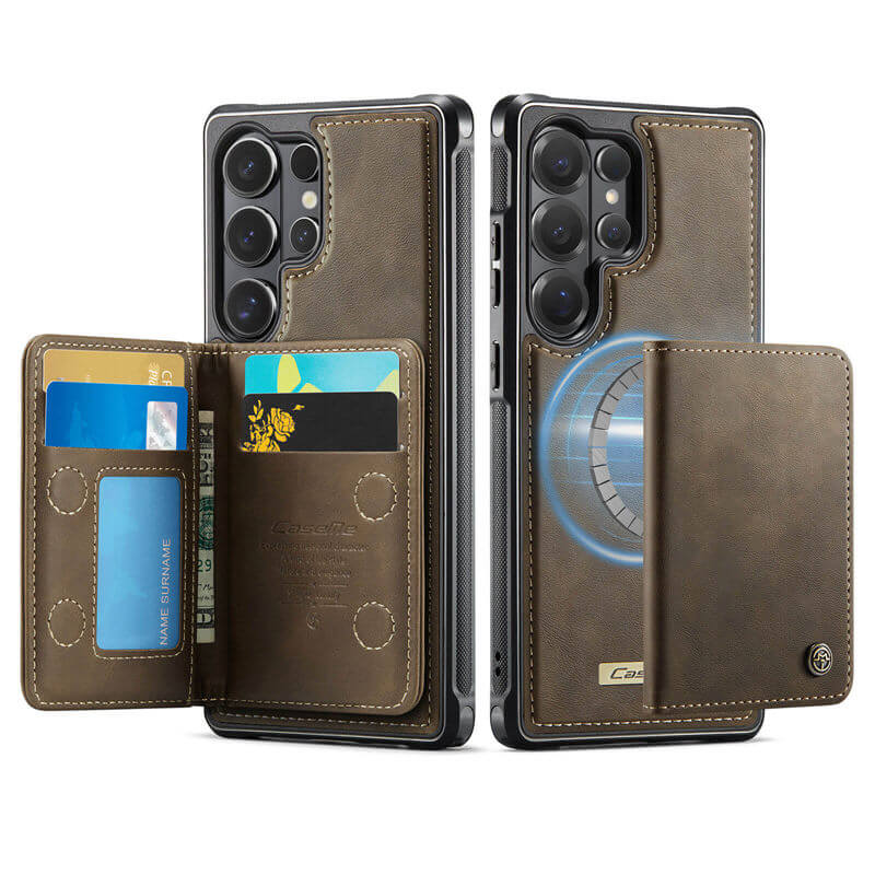 CaseMe Samsung Galaxy S26 Ultra 2-in-1 Detachable Magnetic Wallet Case