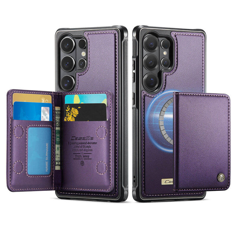 CaseMe Samsung Galaxy S26 Ultra 2-in-1 Detachable Magnetic Wallet Case