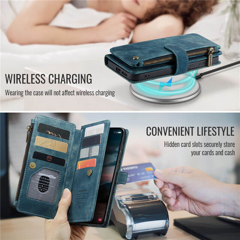 CaseMe Samsung Galaxy S26 Plus Wallet Case with Wrist Strap