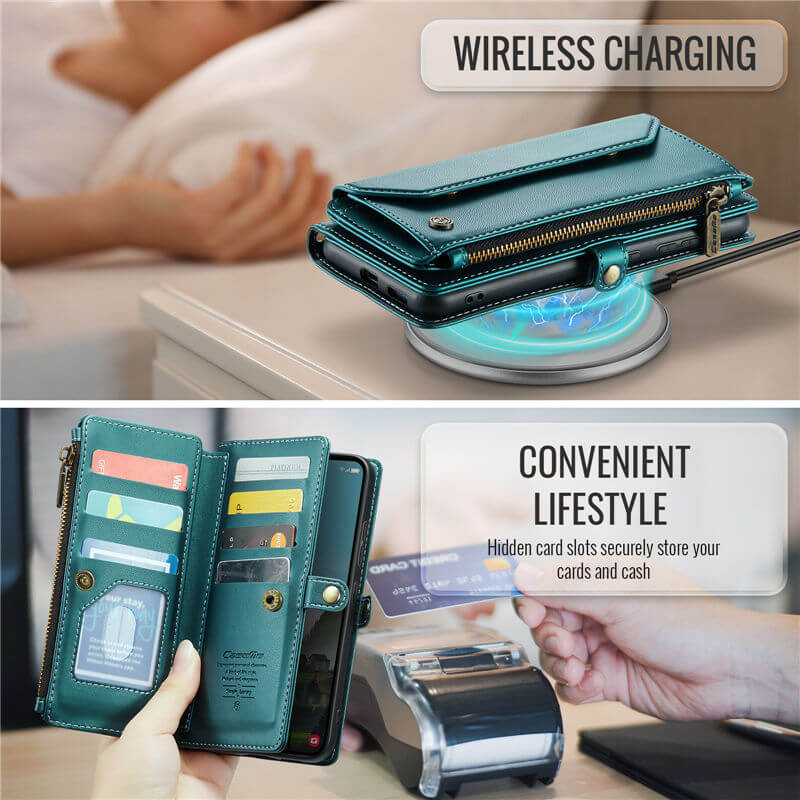 CaseMe Samsung Galaxy S26 Wallet RFID Blocking Crossbody Phone Case