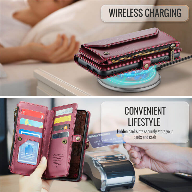 CaseMe Samsung Galaxy S26 Wallet RFID Blocking Crossbody Phone Case