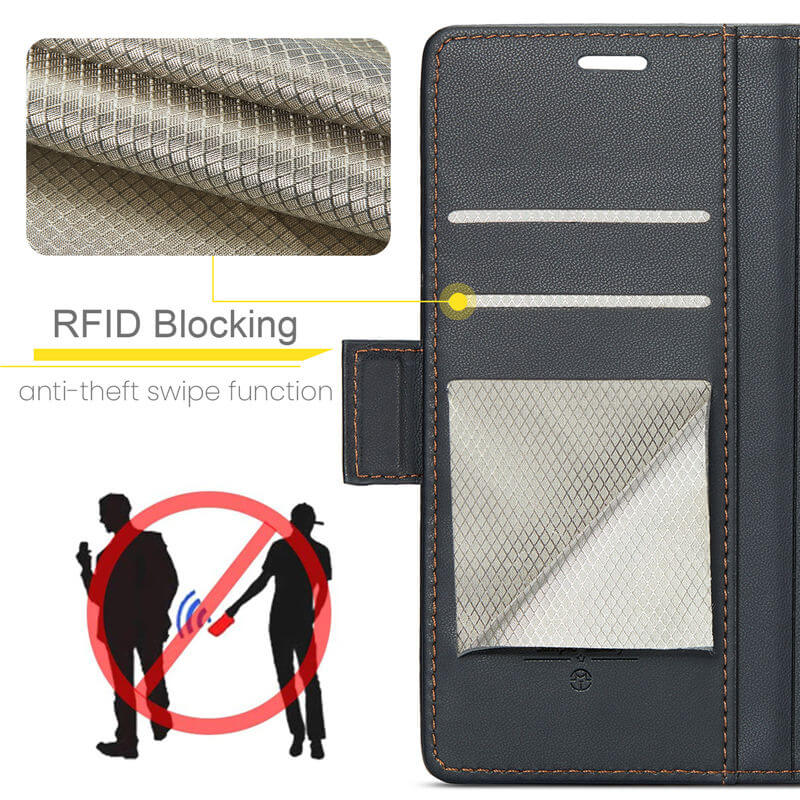 CaseMe Samsung Galaxy S26 Wallet RFID Blocking Case