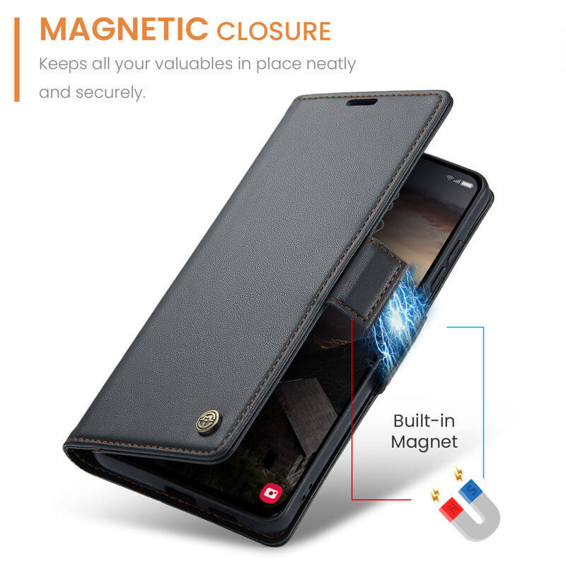 CaseMe Samsung Galaxy S26 Wallet RFID Blocking Case