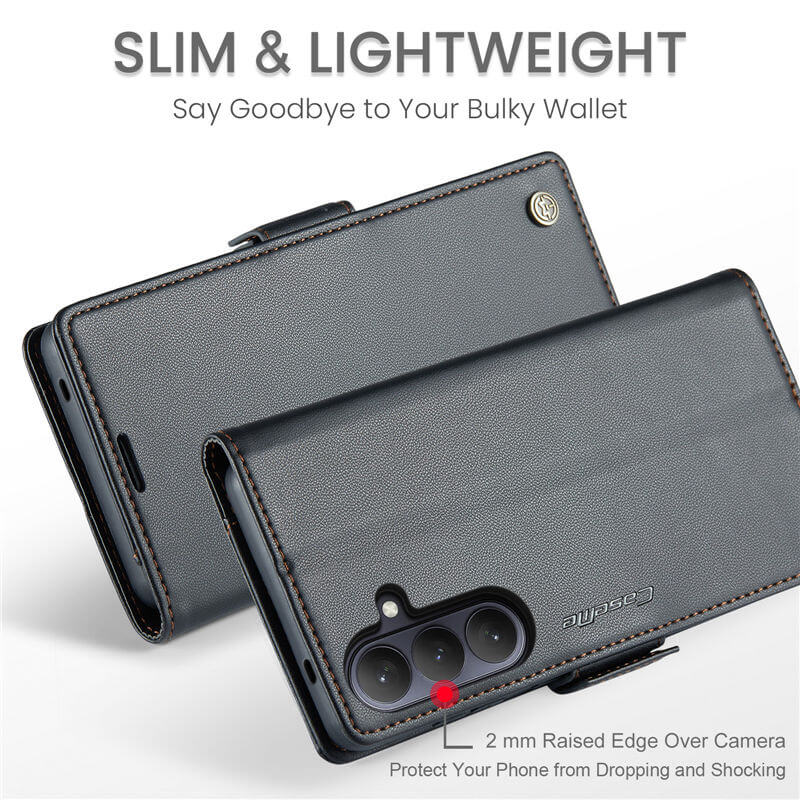 CaseMe Samsung Galaxy S26 Wallet RFID Blocking Case