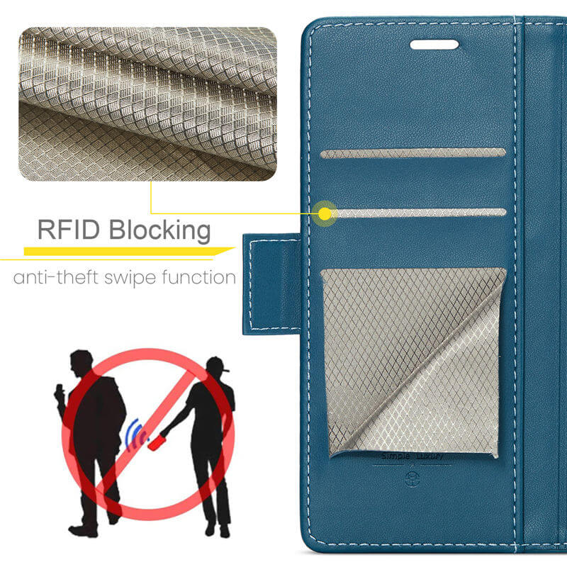 CaseMe Samsung Galaxy S26 Plus Wallet RFID Blocking Case