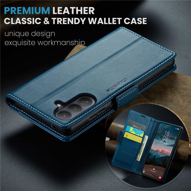 CaseMe Samsung Galaxy S26 Plus Wallet RFID Blocking Case