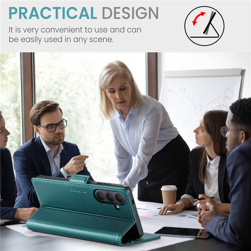 CaseMe Samsung Galaxy S26 Wallet RFID Blocking Case