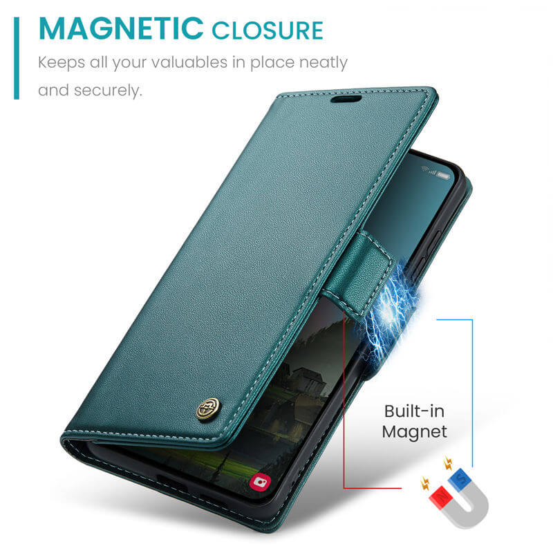 CaseMe Samsung Galaxy S26 Wallet RFID Blocking Case