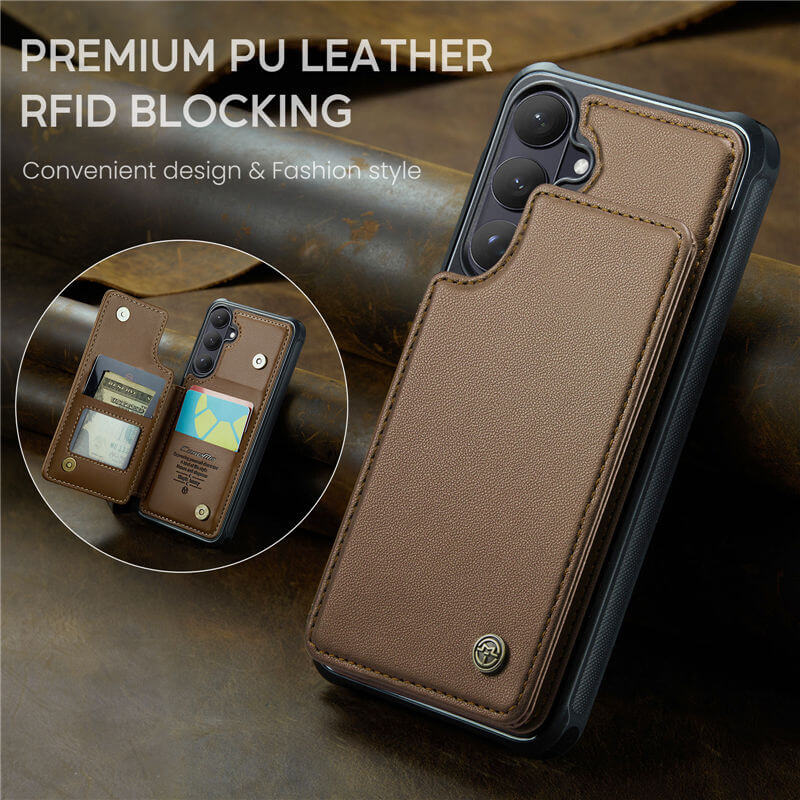 CaseMe Samsung Galaxy S26 RFID Blocking Card Holder Case