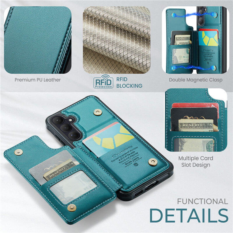 CaseMe Samsung Galaxy S26 RFID Blocking Card Holder Case
