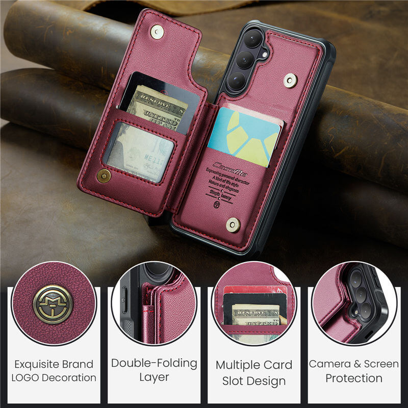 CaseMe Samsung Galaxy S26 RFID Blocking Card Holder Case