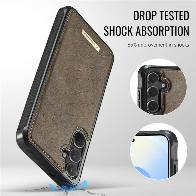 CaseMe Samsung Galaxy S26 2-in-1 Detachable Magnetic Wallet Case