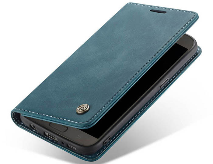 CaseMe Samsung Galaxy S7 Wallet Kickstand Magnetic Flip Leather Case