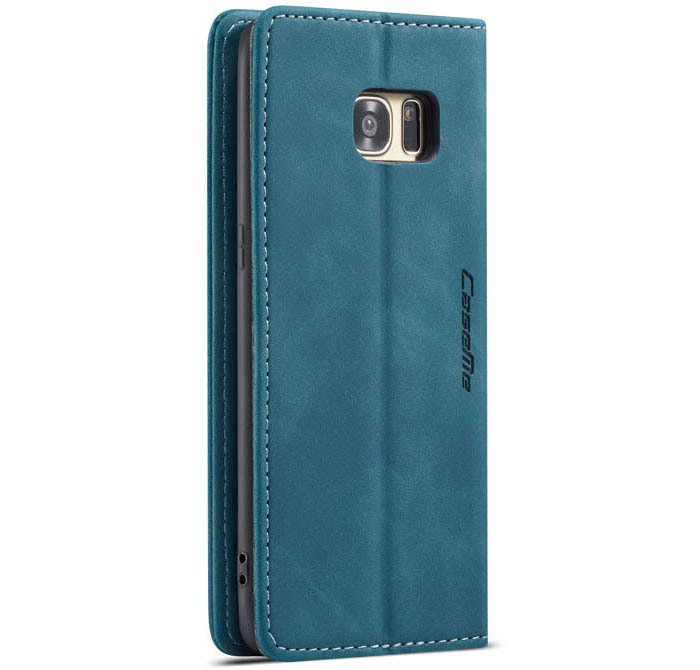 CaseMe Samsung Galaxy S7 Edge Wallet Kickstand Magnetic Flip Leather Case